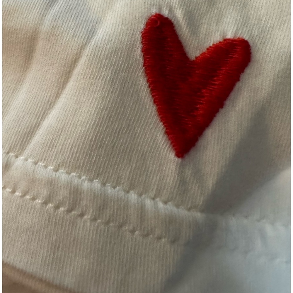 NWT J. CREW ‘SHOW YOUR HEART ON YOUR SLEEVE’ EMBROIDERED TEE. ❤️RARE❤️ - Picture 6 of 8